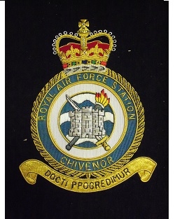 Medium Embroidered Badge - RAF Chivenor